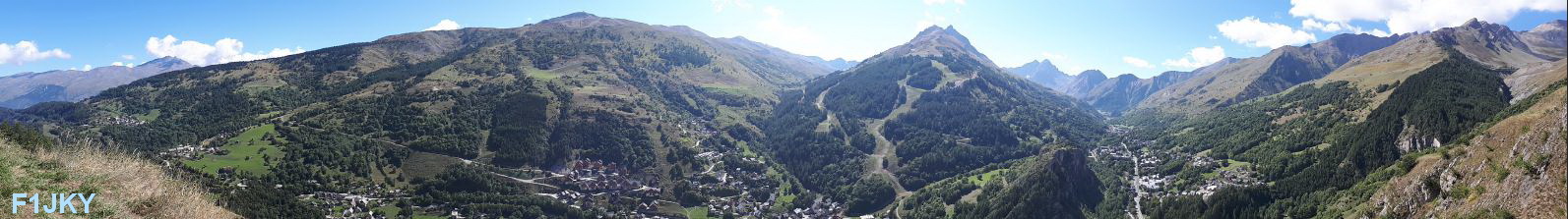 vue depuis les hauteurs de Valloire (d.73)